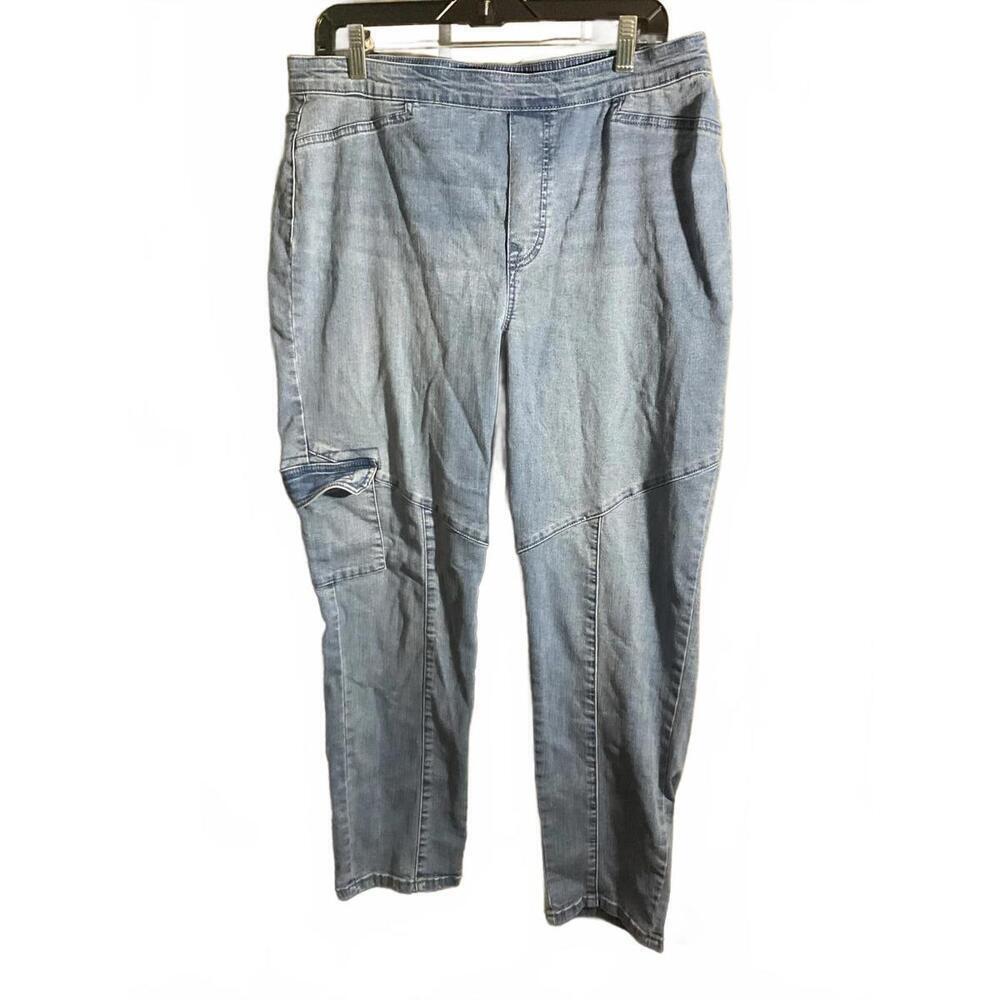 DG2  on Denim Cargo Jeans Large